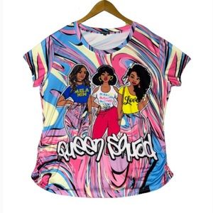 Top Fashion Of NY Women’s “Queen Squad’ Shirt Size 3X